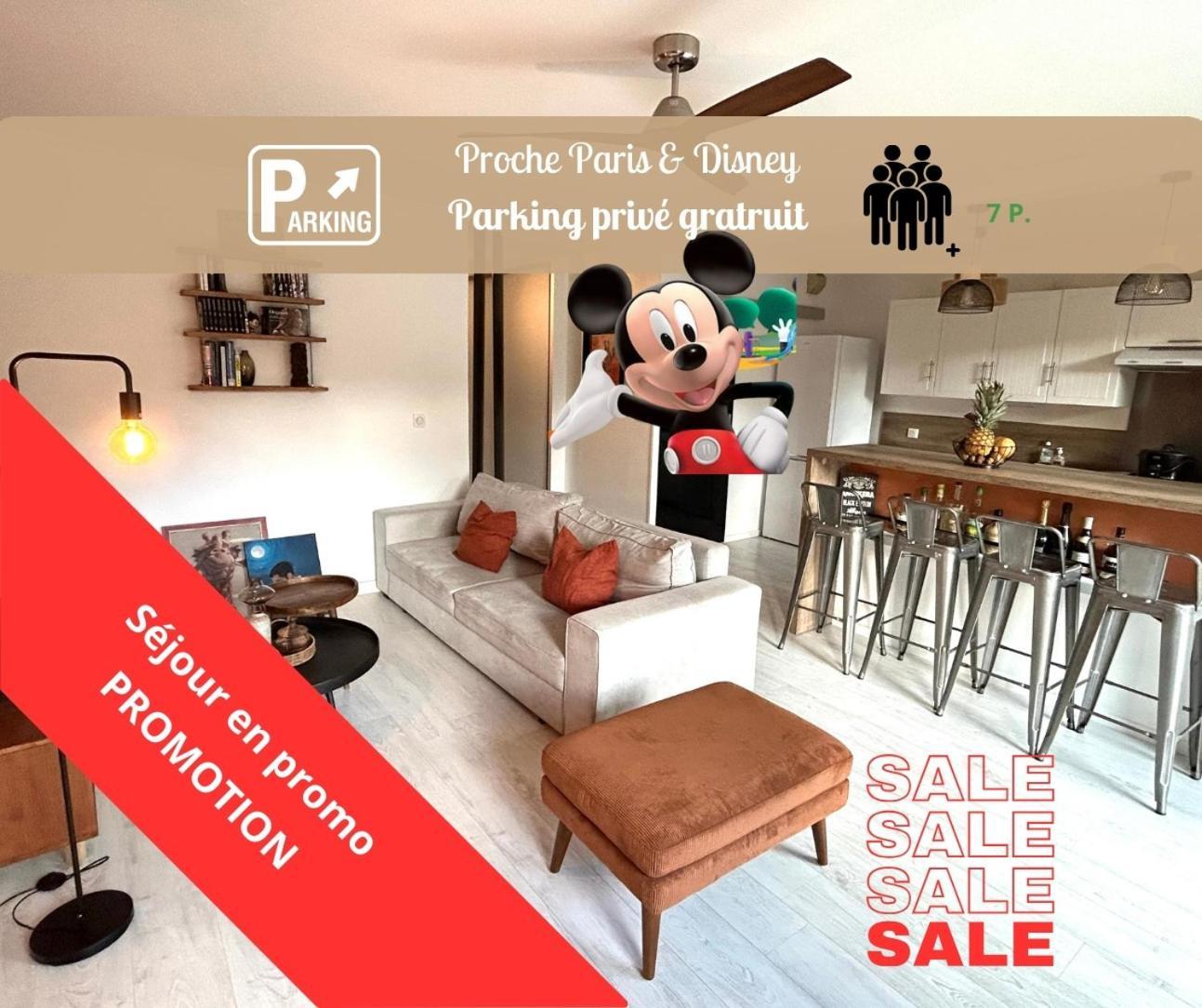 Dream Loft Paris&Disney--20Min-- 르와시 앙 브리 외부 사진